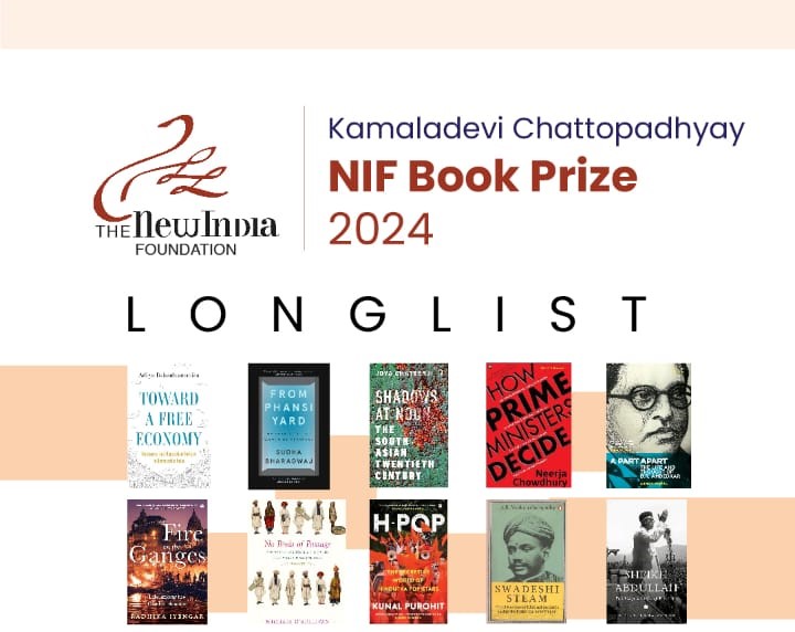 New India Foundation Announces the Longlist of the Kamaladevi Chattopadhyay Boom Prize 2024